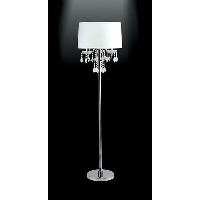 Furniture of America Jada Floorstanding Lamp L76733WH-F IMAGE 1